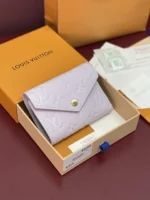 Louis Vuitton Zoé Wallet Monogram Empreinte Misty Lilac 12cm