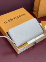 Louis Vuitton Zippy Wallet Monogram Empreinte Grey 19.5cm