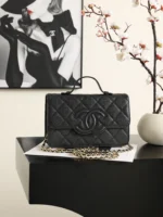 Chanel New 2026 Panda Color Kangpeng Small Wallet Model 6554 16x24x5cm - Image 11
