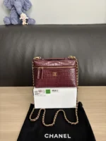Chanel Khaki Handbag - Image 11
