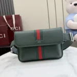 Gucci Generation Web Stripe Leather Belt Bag 24cm