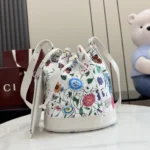 Gucci Generation Flora Print Bucket Bag 20.5cm