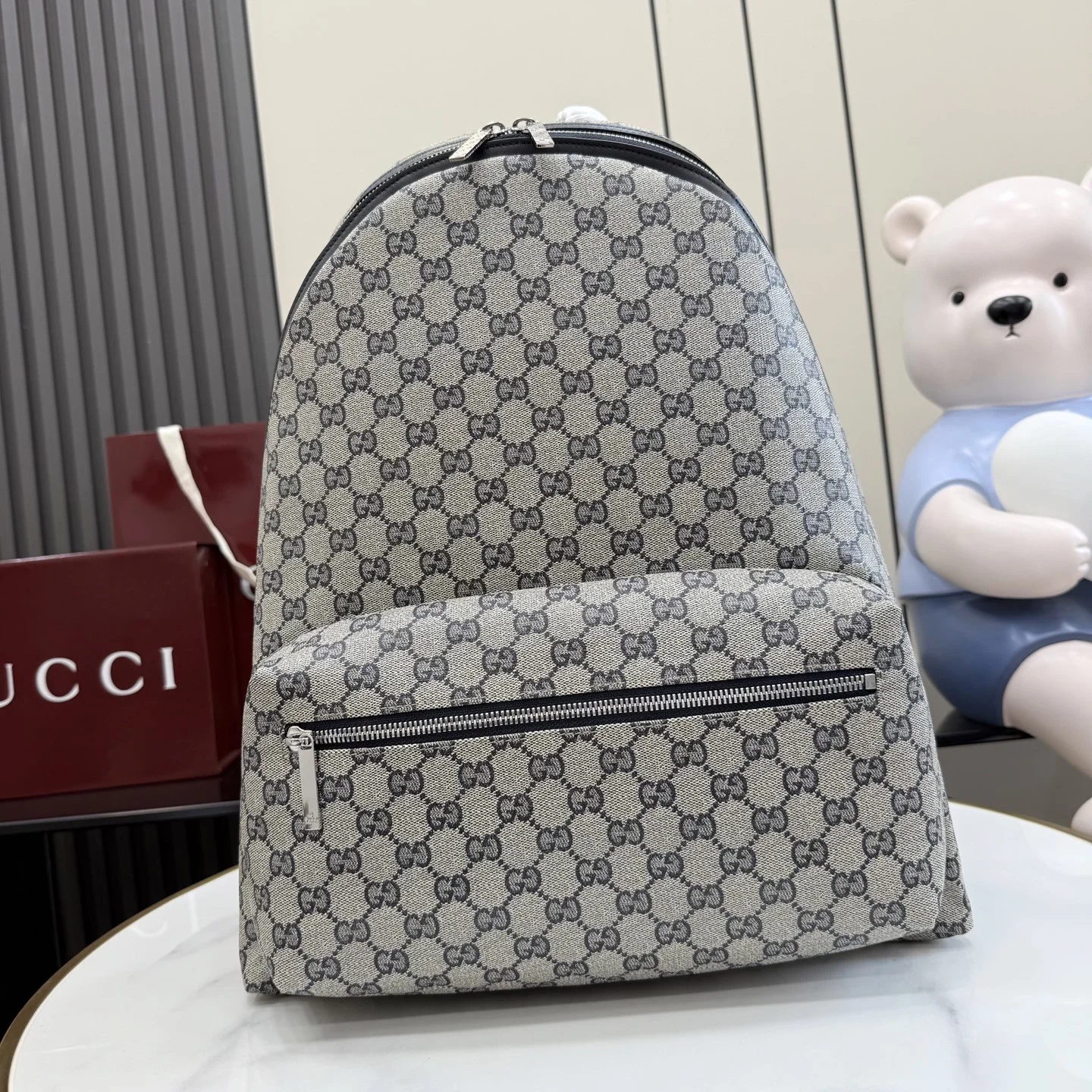 1-474 Gucci Essence Classic GG Backpack 34cm - Image 1