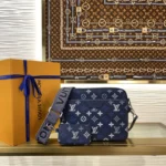 Louis Vuitton Trio Messenger Bag Navy M28618
