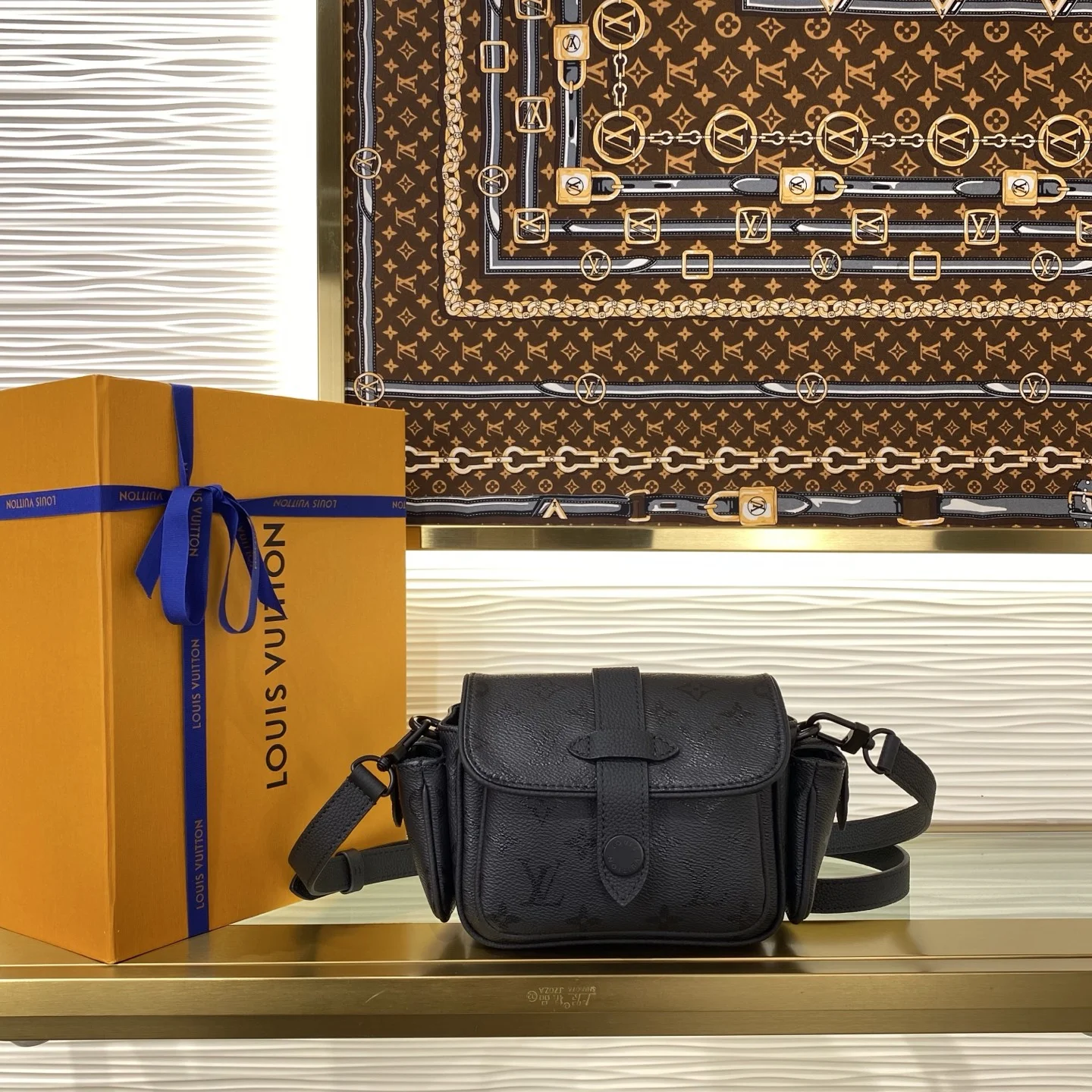 1-549 Louis Vuitton Cargo Mini Bag Monogram Midnight M26726 - Image 1