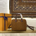 Louis Vuitton Speedy Bandouliere 25 Suede M2A383