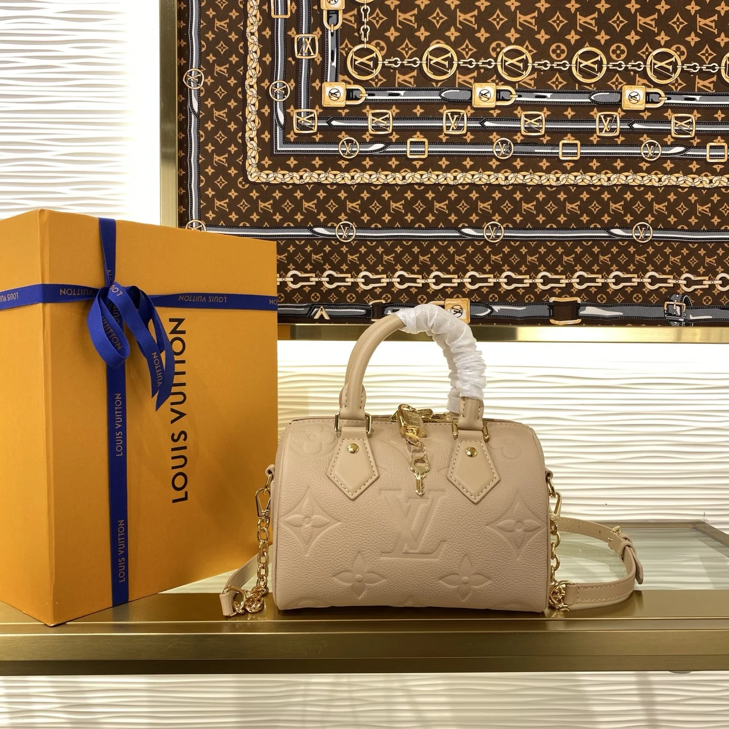 1-577 Louis Vuitton Speedy Bandouliere 20 Monogram Empreinte M46575 - Image 1