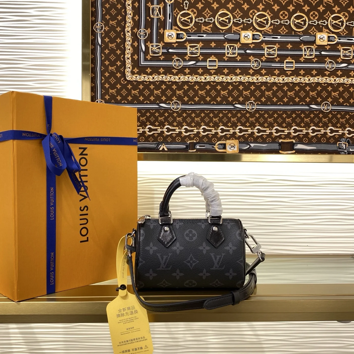 1-617 Louis Vuitton Speedy Nano Monogram Eclipse M26573 - Image 1