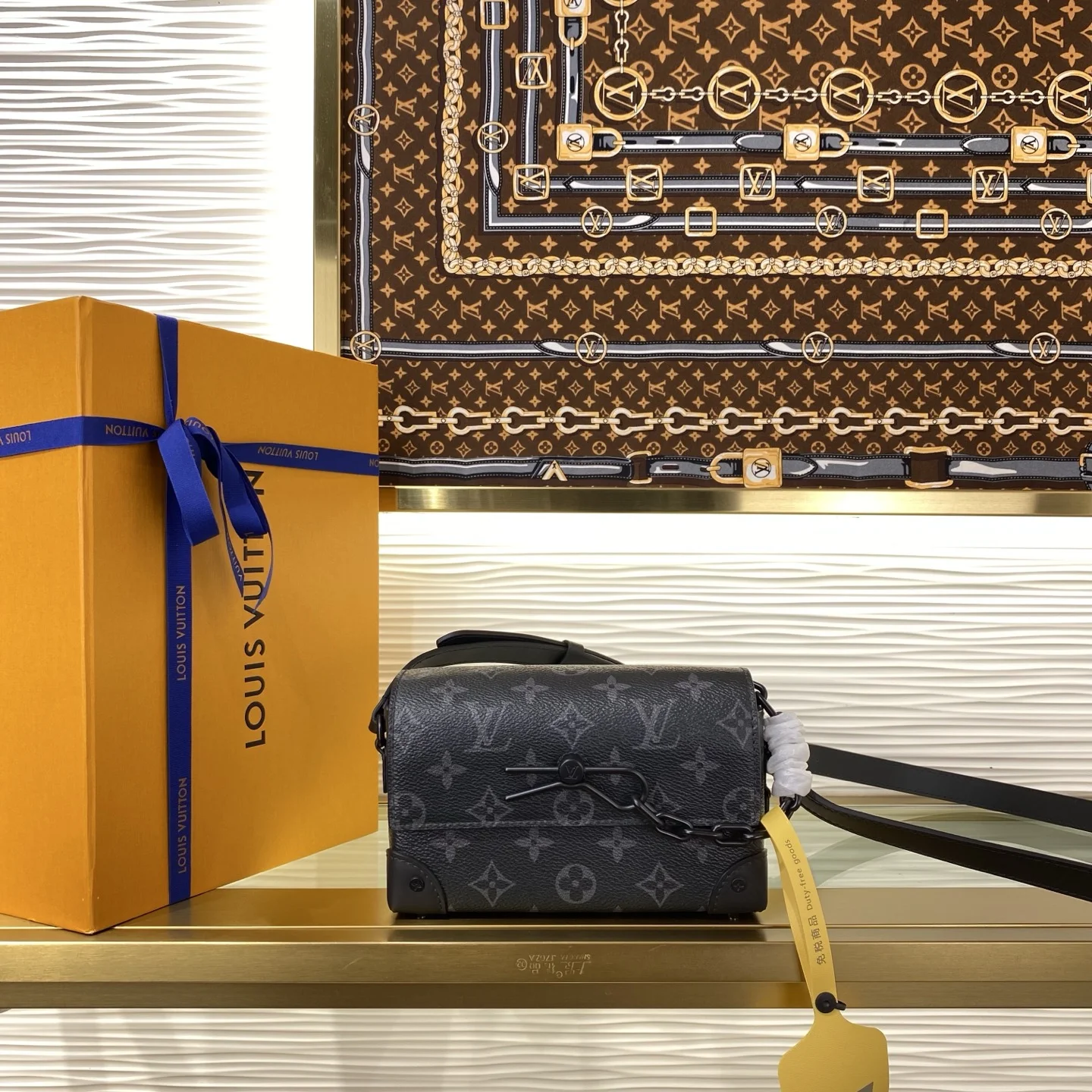 1-675 Louis Vuitton Steamer Mini Monogram Eclipse M81783 - Image 1