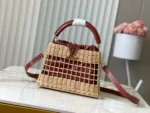 Louis Vuitton Capucines BB Rattan Picnic Bag Brown N89949 27cm