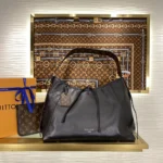Louis Vuitton Carryall Dark MM Black M25143