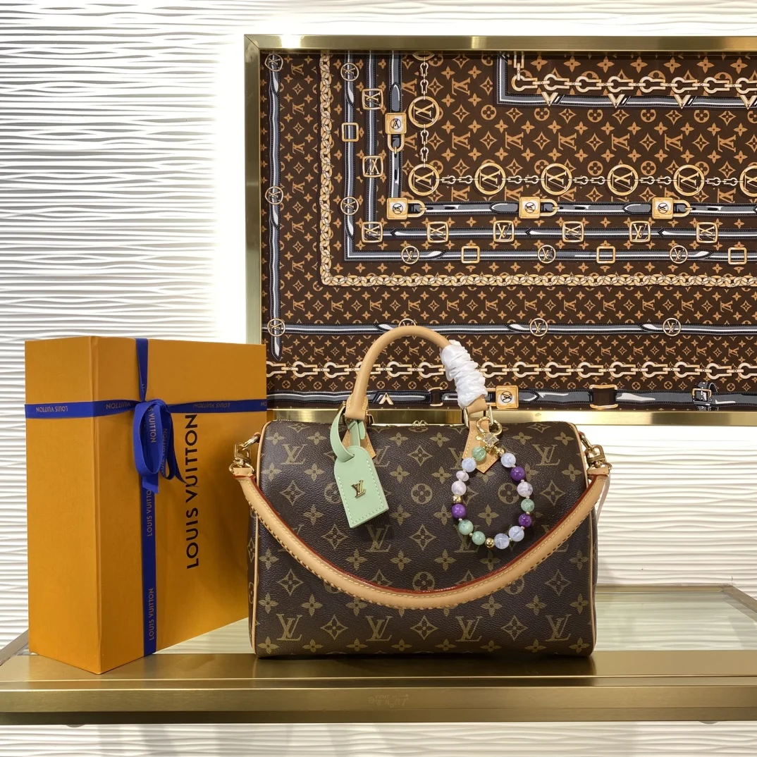 1-719 Louis Vuitton Speedy Soft 30 Boho N87212 - Image 1