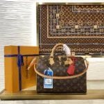 Louis Vuitton Speedy Soft 30 Dark Monogram M11945