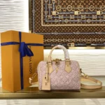 Louis Vuitton Speedy Bandouliere 20 Monogram Embleme Pink M2A039