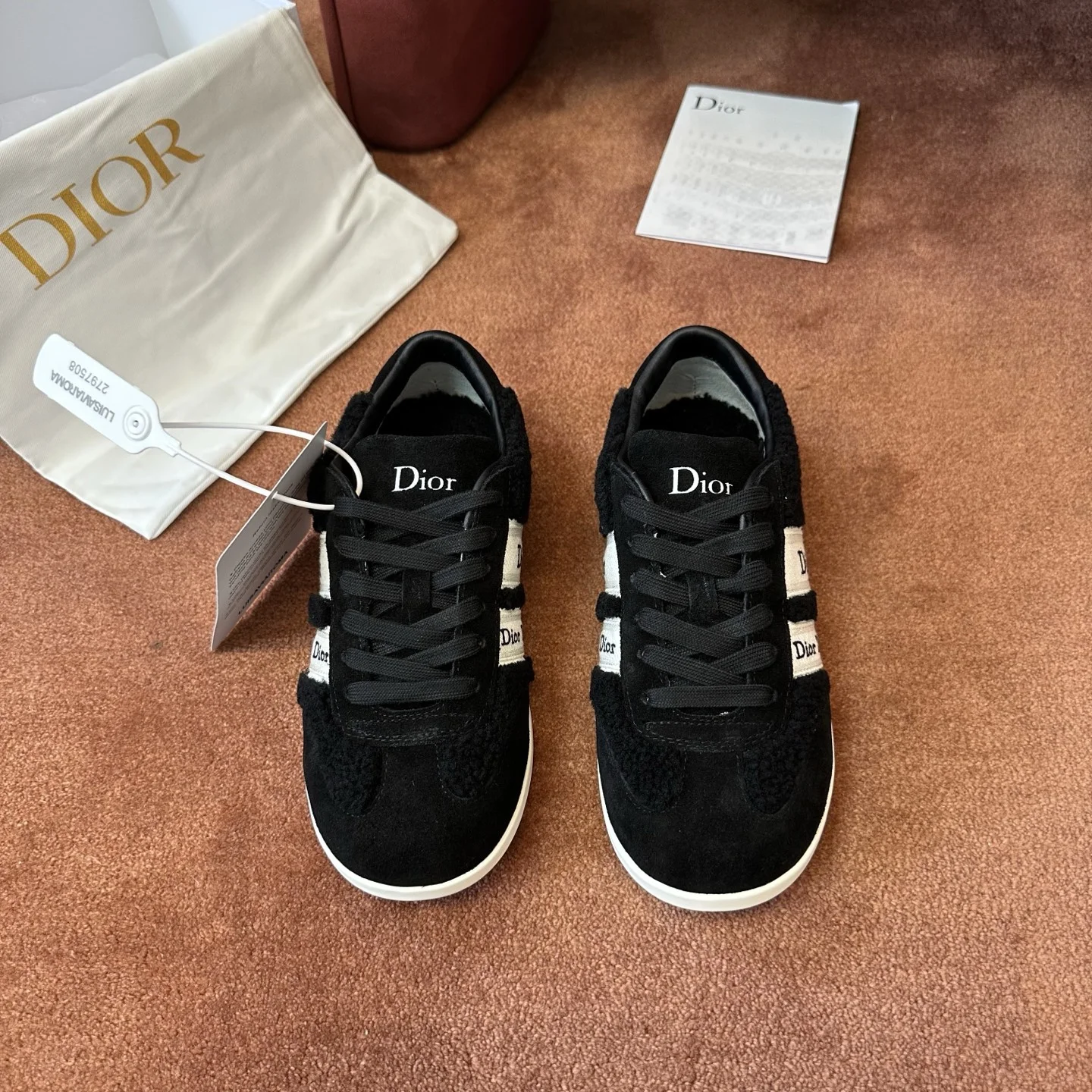1-773 Dior Chrono D-Sketch Low-Top Sneaker Black - Image 1