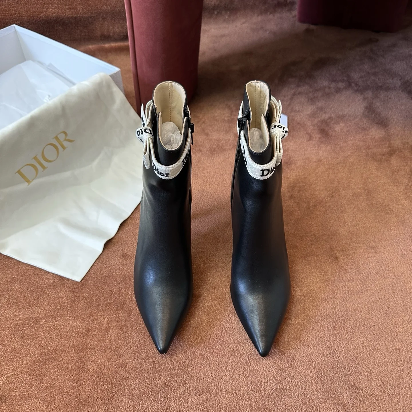 1-792 Dior 2026 Embroidered Ankle Boots - Image 1