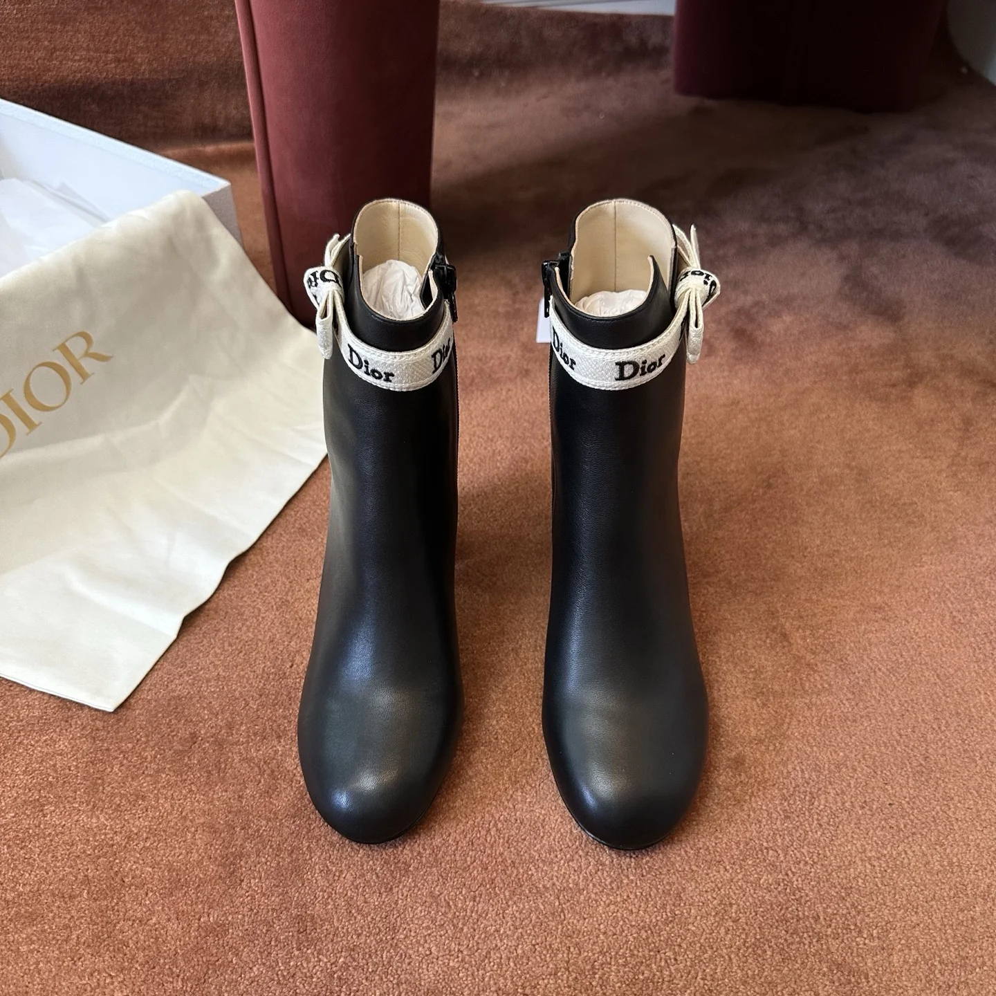 1-793 Dior 2026 Embroidered Ankle Boots - Image 1