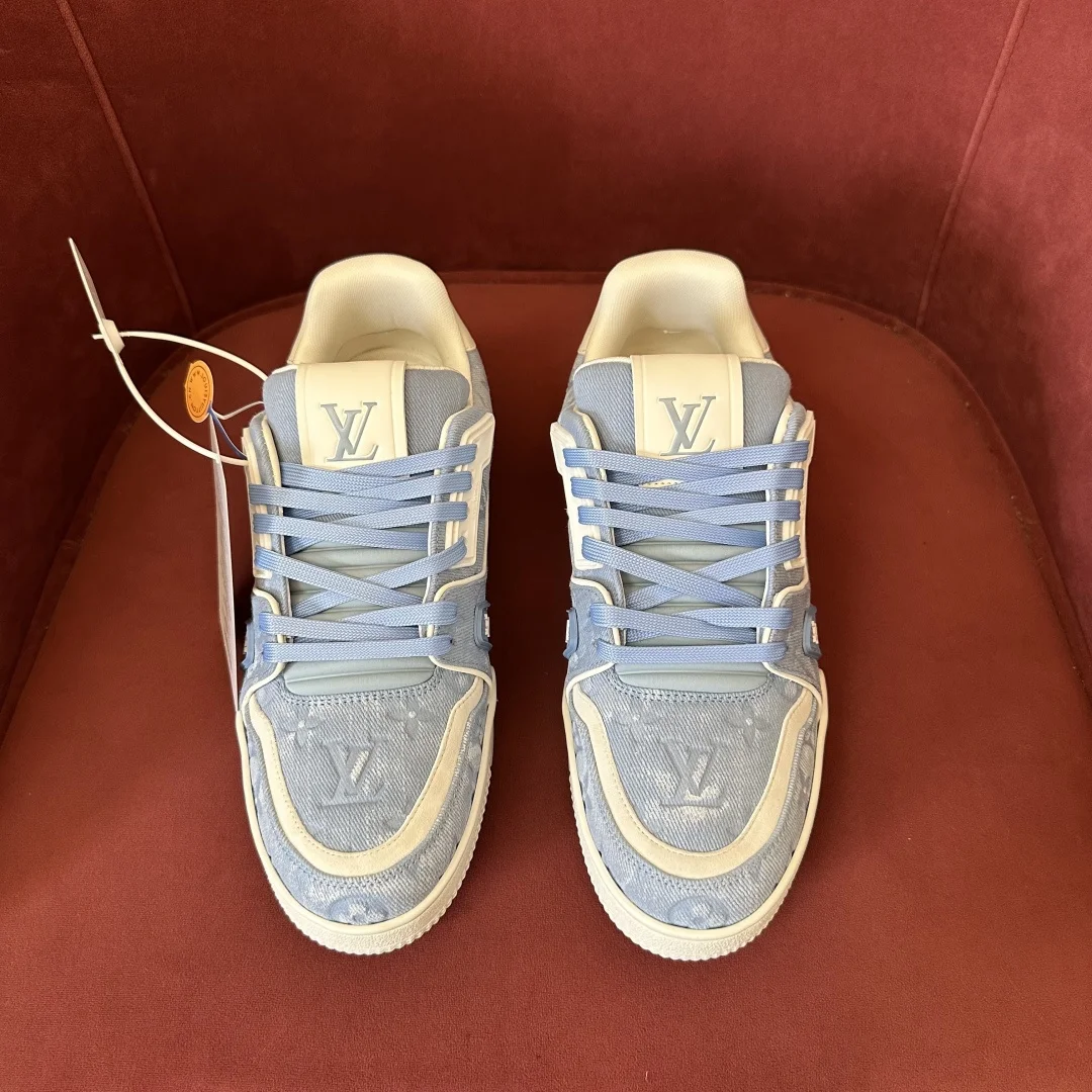 1-833 Louis Vuitton LV Trainer 54 Men's Sneaker - Image 1
