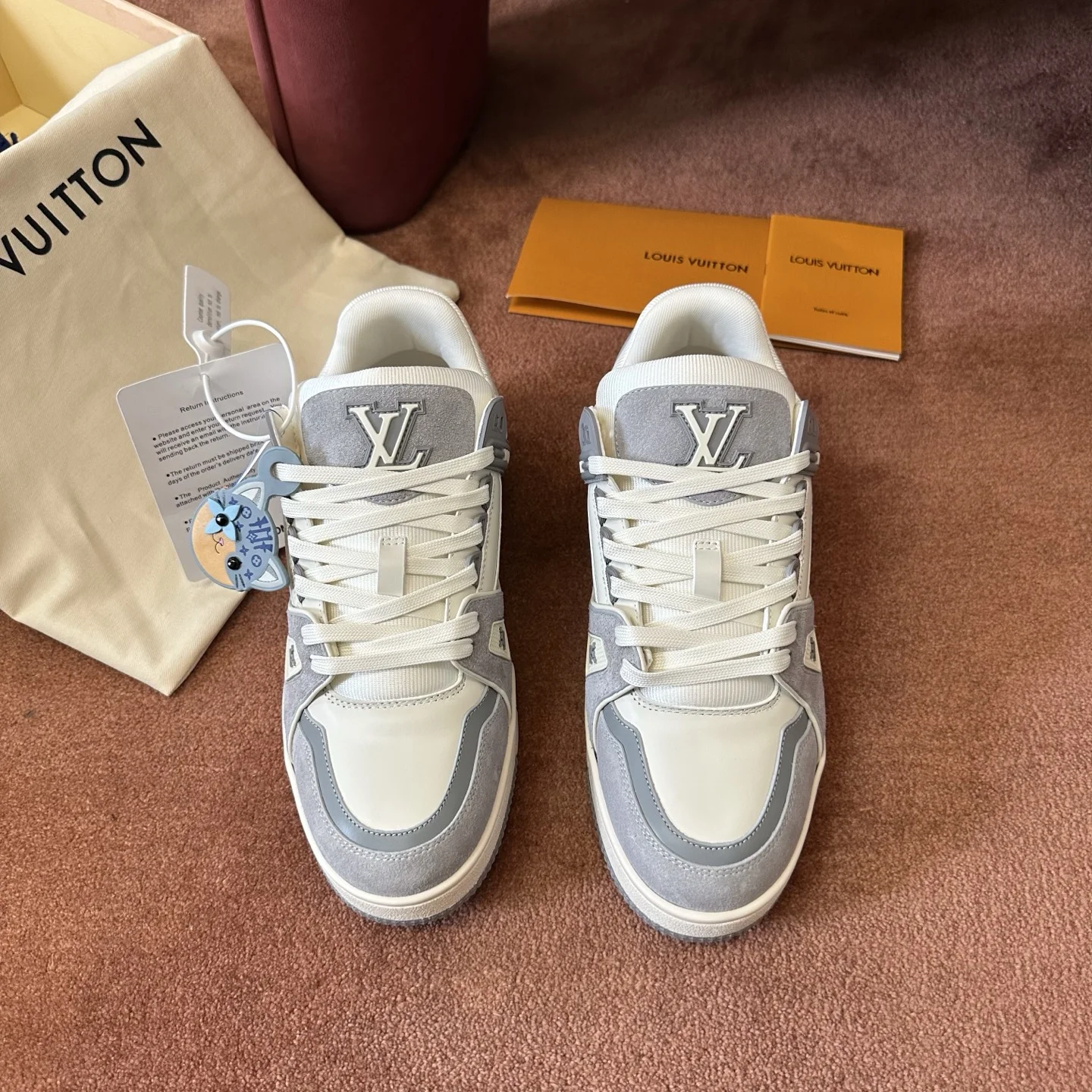 1-863 Louis Vuitton LV Trainer 54 Men's Sneaker - Image 1