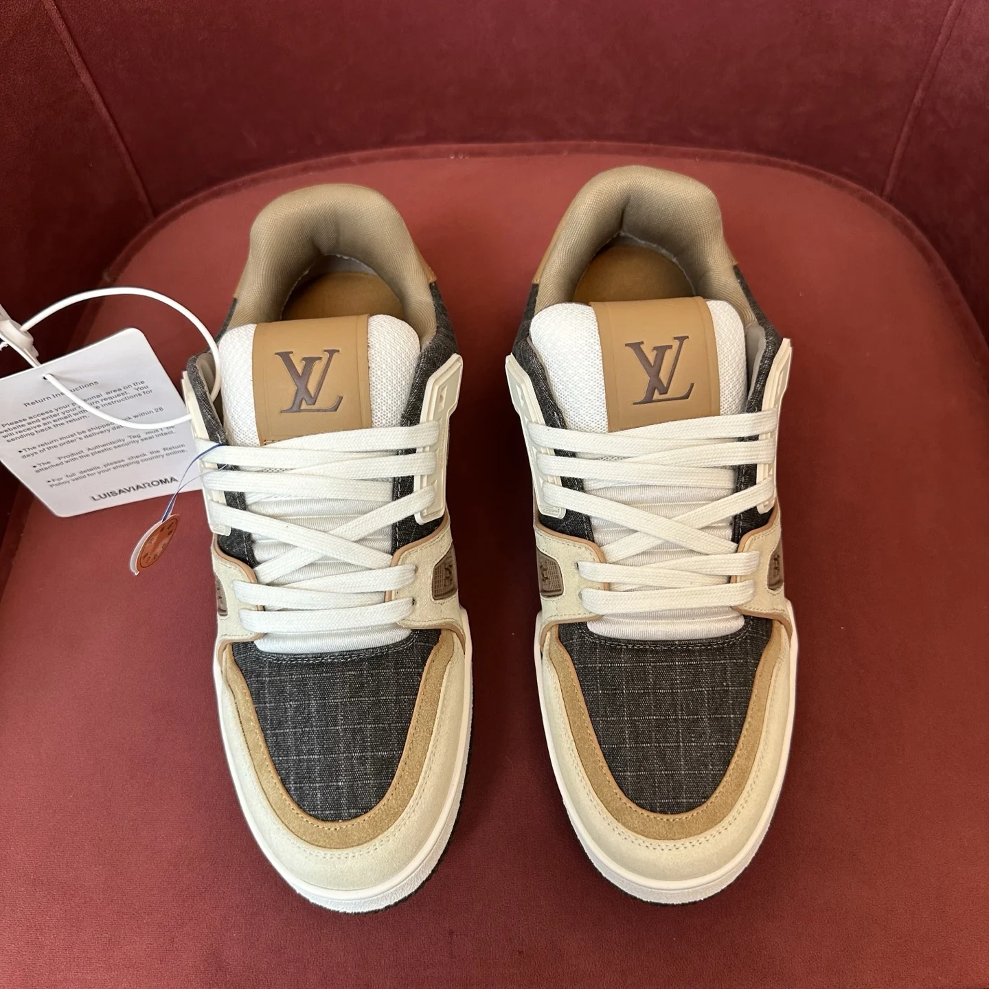 1-872 Louis Vuitton LV Trainer 54 Men's Sneaker - Image 1