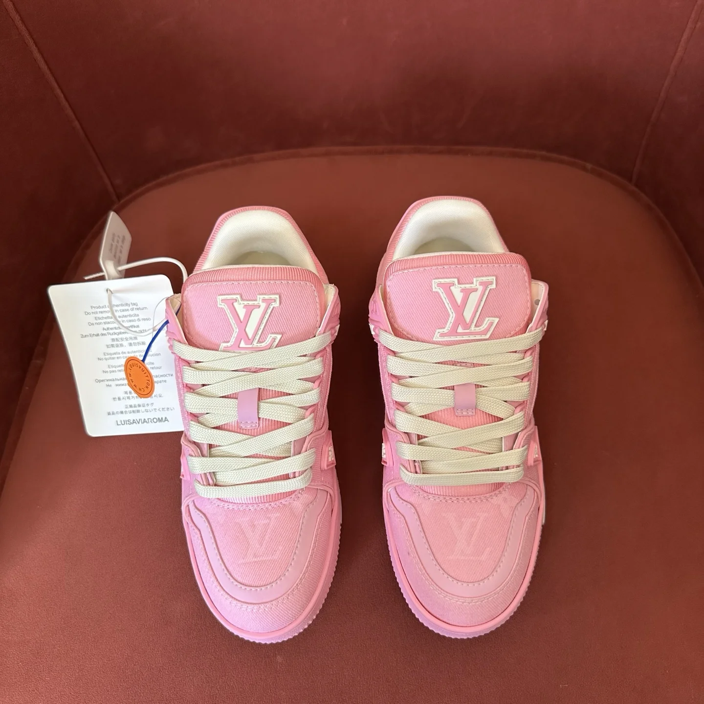 1-907 Louis Vuitton LV Trainer 54 Women's Sneaker - Image 1