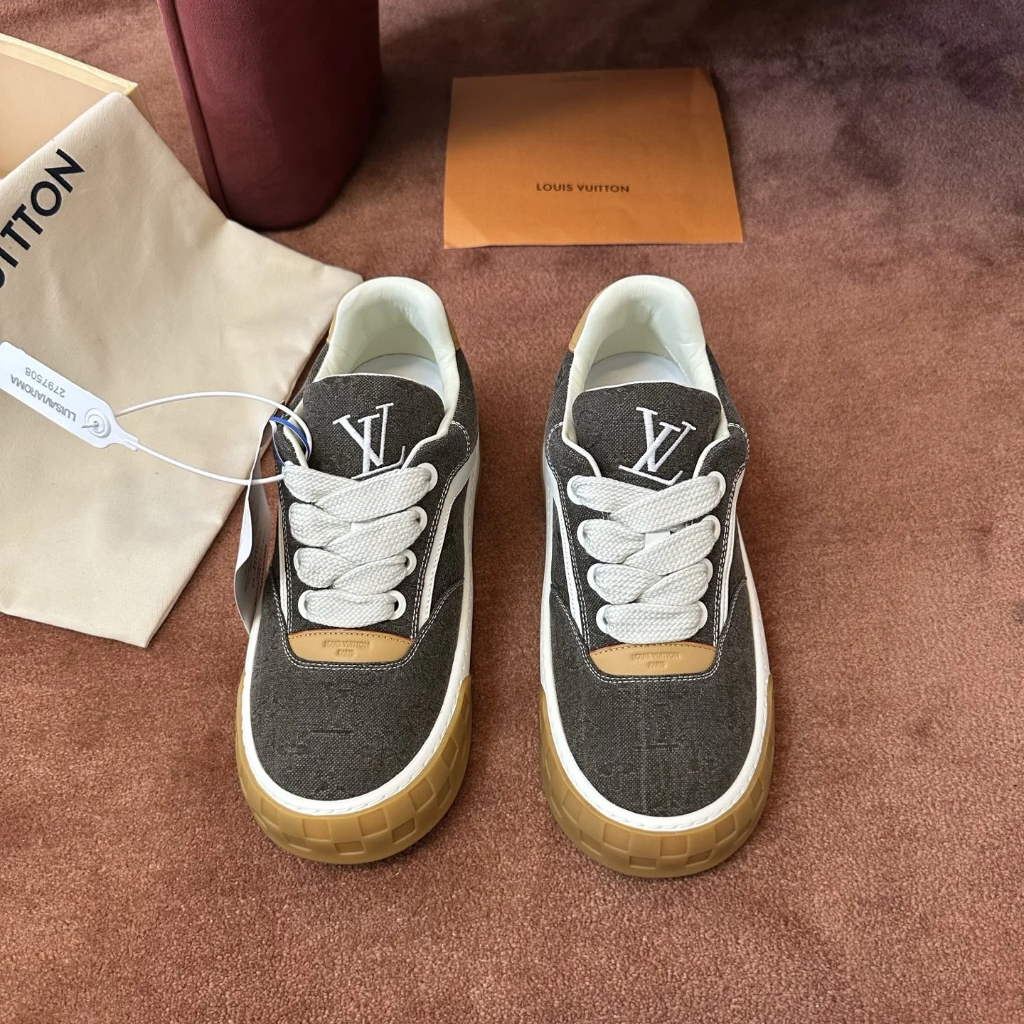 1-909 Louis Vuitton LV Tilted Sneaker - Image 1