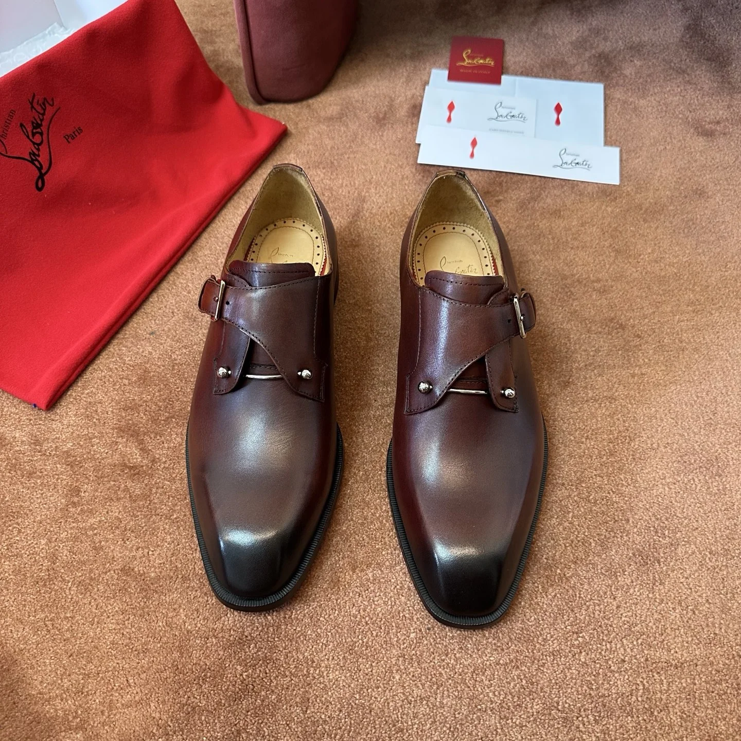 1-928 Christian Louboutin Chambeliss Men's Leather Dress Shoe - Image 1