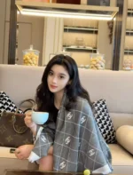 Chanel Velvet Large Square Scarf 140*140cm