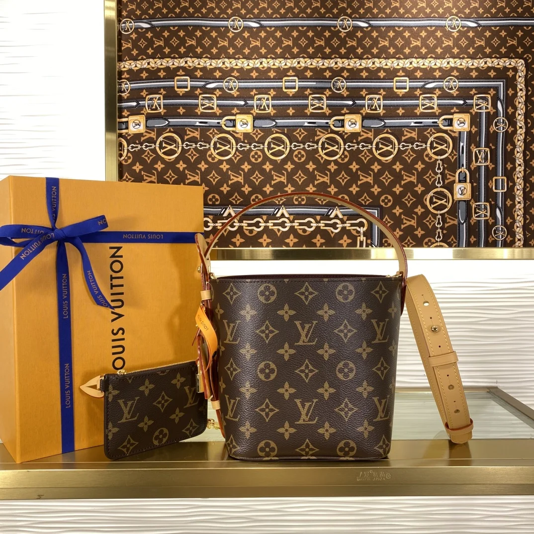 1-989 Louis Vuitton All In BB Bucket Bag Monogram M12925 - Image 1