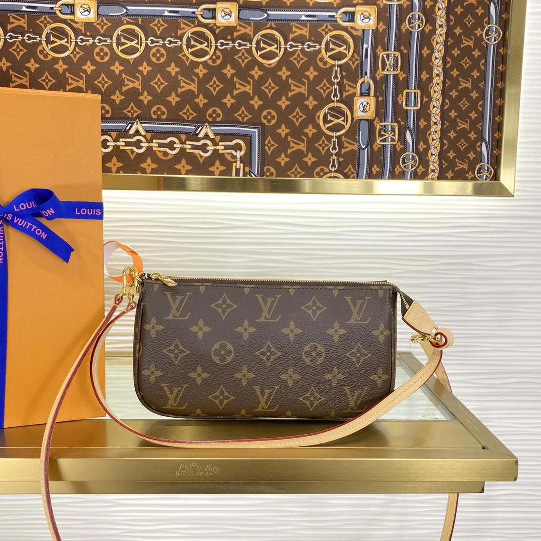 1-994 Louis Vuitton Pochette Monogram M40712 - Image 1