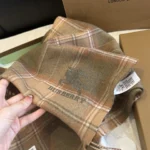 Burberry Check Reversible Lambswool Scarf - Image 9