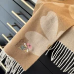 Loewe Anagram Embroidered Cashmere Scarf - Image 10