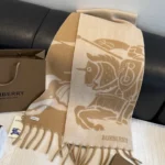 Burberry Equestrian Knight Reversible Cashmere Scarf - Image 10