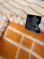Hermès Geometric Wool Cashmere Blanket - Image 10