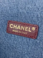 Chanel 26S Denim Maxi Flap Bag 38.5cm - Image 10