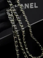 Chanel Silver Oyster Evening Bag - Image 8