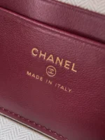 Chanel Lychee Calfskin Box Bag with Chain Strap - Image 10