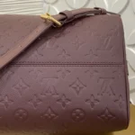 Louis Vuitton Speedy Soft 30 Monogram Empreinte Burgundy M2A400 - Image 11