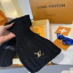 Louis Vuitton Never Freeze Cable Knit Wool Scarf - Image 8