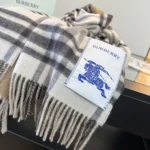 Burberry Check Reversible Cashmere Scarf - Image 11