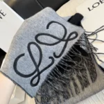 Loewe Anagram Reversible Cashmere Scarf - Image 12