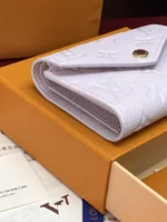 Louis Vuitton Zoé Wallet Monogram Empreinte Misty Lilac 12cm - Image 12