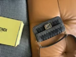 Fendi Baguette Woven Leather Bag 27cm - Image 14