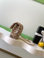 Chanel CF Sequined SO Handbag 21cm - Image 2