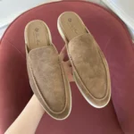 Loro Piana Babouche Walk Men's Suede Mule FAM3488 HOVY - Image 2