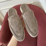 Loro Piana Babouche Walk Men's Suede Mule FAM3488 MOTT - Image 2