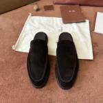 Loro Piana Babouche Walk Men's Suede Mule FAM3488 H1A1 - Image 3
