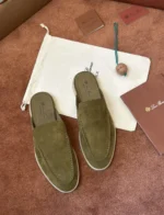 Loro Piana Babouche Walk Men's Suede Mule FAM3488 50I5 - Image 2