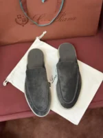 Loro Piana Babouche Walk Men's Suede Mule FAM3488 50W3 - Image 2