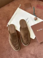 Loro Piana Babouche Walk Men's Suede Mule FAM3488 H0L5 - Image 2